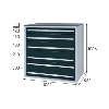 Sistema armario de herram. HK 550 B, modelo 32/5 - Probado GS RAL 7035/RAL 7016