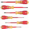 Juego de destornilladores VDE slim ATORN, 6 piezas, 3,5/4,0/5,5/6,5/PH 1/PH 2