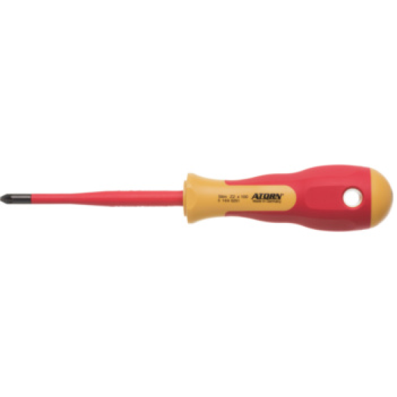 Destornillador de ranura en cruz VDE slim ATORN PZ/ranura 2 mm x 100 mm-Leer más