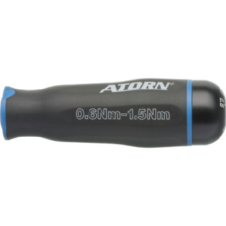 Atornillador dinamométrico ATORN, ajustable 0,6 a 1,5 Nm-Leer más