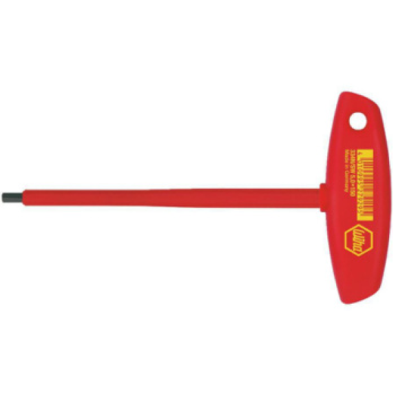 Tournevis hexagonal vde wiha 5 x 150 mm, avec mangue en t-Beschreibung lesen