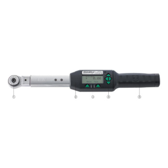 Drehmomentschlüssel elektronisch 713R/20 10- 200Nm 1/2" 14x18mm-Beschreibung lesen
