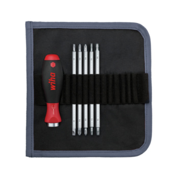 Destornillador reversible para tornillos ranura, en cruz y Tx WIHA, 6 piezas Destornillador reversible para tornillos ranura, en cruz y Tx WIHA, 6 piezas-Leer más