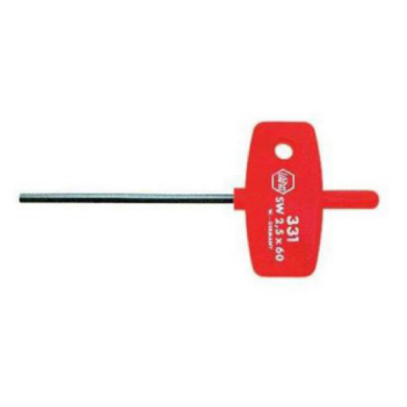 Tournevis hexagonal wiha, 3 x 60 mm, poignée de type clé-Beschreibung lesen