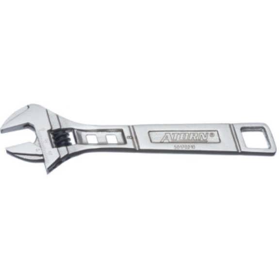 Llave inglesa ATORN, DIN 3117 B 159 mm ajustable cromada-Leer más