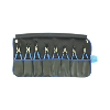 Juego alicat anillos seg ATORN, 8 pzs A1,A2,A11,A21,J1,J2,J11,J21, funda enroll