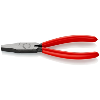 Alicates de punta plana KNIPEX 160 mm cabeza pulida con mango de plástico-Leer más