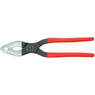 Tenazas cónicas vehículos KNIPEX, 200 mm, rectas, cabeza pulida, mango plástico-Leer más