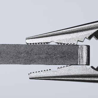 KNIPEX 08 21 145 Spitz-Kombizange mit Kunststoff überzogen schwarz atramentiert 145 mm-Beschreibung lesen