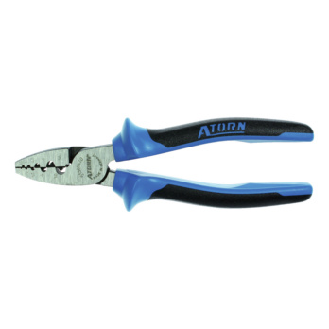 Alicates manguito protector ATORN, 180 mm, cab pul, mango 2 comp, 0,25-16 mm²-Leer más