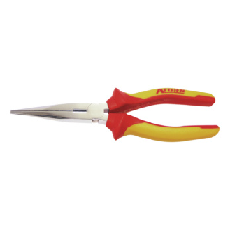 Alicates de punta larga VDE ATORN, 160 mm, rectos, mango de 2 componentes-Leer más
