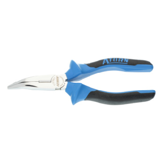 Alicates de punta larga ATORN DIN 5745, 160 mm, curvados, mango de 2 componente-Leer más