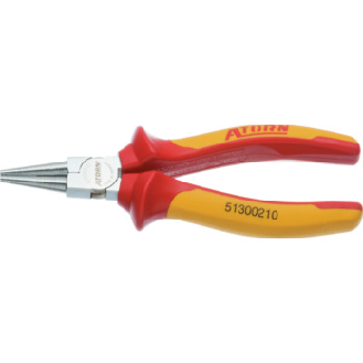 Alicates de punta redonda VDE ATORN DIN 5745, 160 mm, cromados, mango de 2 comp-Leer más
