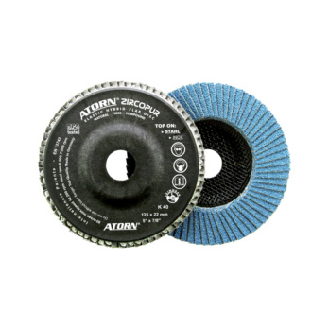 Láminas abr. ATORN Zircopur 125 x 22,2 mm, tam. grano 60 circ., sop. fibra nat.-Leer más