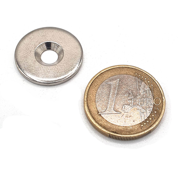 Metallscheibe mit Ø20mm -Schrägloch-Beschreibung lesen