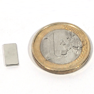 Neodym -Magnetblock 10x5x1mm, Leistung von 0,5 kg-Beschreibung lesen
