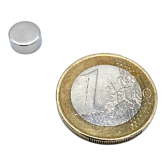 Disc magnetico neodimio Ø 8x4mm, potenza 1,8 kg-Leggi tutto