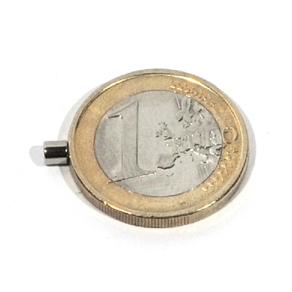 Disco magnet de neodimio Ø 3x3mm, potencia 0.29 kg-Leer más