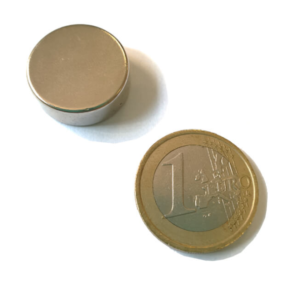 Disco magnet de neodimio Ø20 x 7 mm, 8 kg de potencia-Leer más