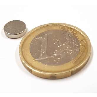 Disc magnetico neodimio Ø 8x2mm, potenza 0,9 kg-Leggi tutto