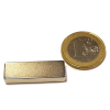 Bloque de magnet de Neodymium 30x10x5mm, potencia 7 kg