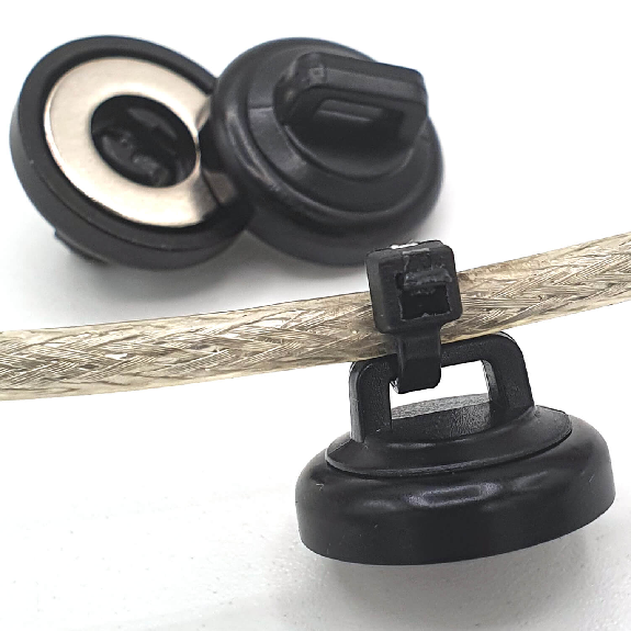 Aimant ø20 pour fixation de fils, puissance 4.5 kg-Lire la description