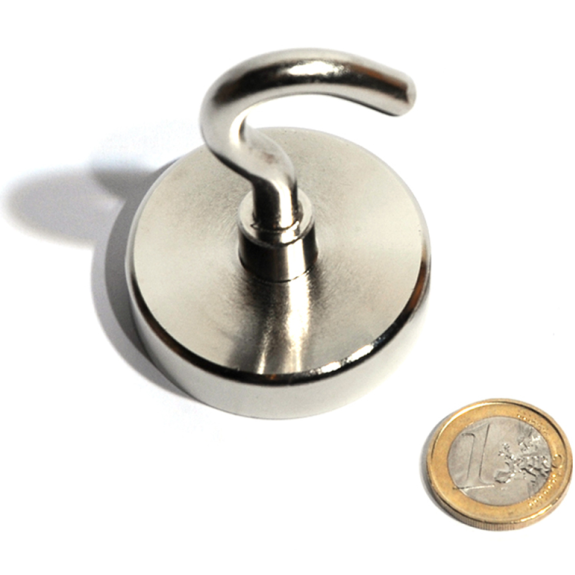Ø48 mm Magnet de gancho, potencia 81 kg Ø48 mm Magnet de gancho, potencia 81 kg-Leer más