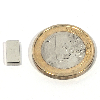 Bloque de magnet de neodimio 10x5x2 mm, potencia 0.880 kg