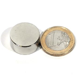 Disc magnetico neodimio Ø20 x 10 mm, potenza 12 kg-Leggi tutto