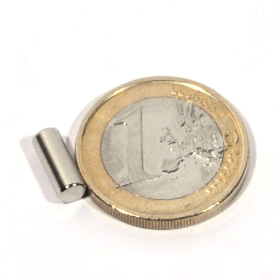 Neodym -Magnetscheibe Ø 4x10 mm, Leistung von 0,66 kg-Beschreibung lesen