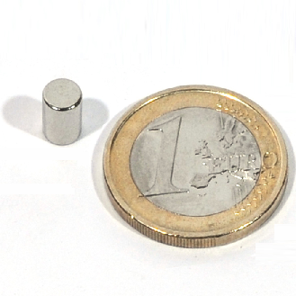 Disc magnetico neodimio Ø 5x8mm, potenza 0,95 kg-Leggi tutto