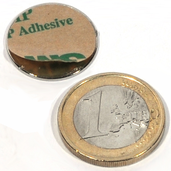 Magnet de calcomanía de 20x1 mm, potencia de 1 kg-Leer más