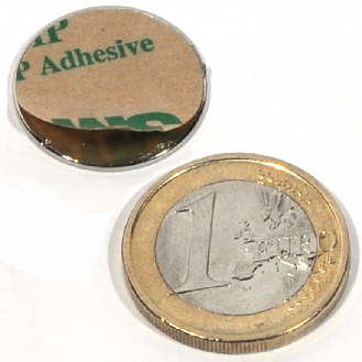 Magnete adesivo 20x1 mm, potenza da 1 kg-Leggi tutto