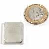 Bloque de magnet de Neodymium 25x18x5 mm, potencia 9.75 kg