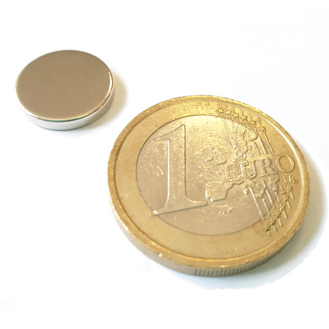 Disc magnetico neodimio Ø13 x 2 mm, potenza 1,80 kg-Leggi tutto