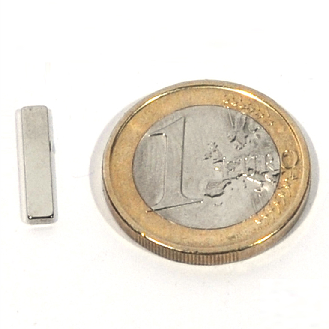 Blocco magnetico neodimio 15x3x1.2mm, potenza 500gr-Leggi tutto