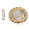 Bloque de magnet de Neodymium 15x3x1.2 mm, potencia 500gr