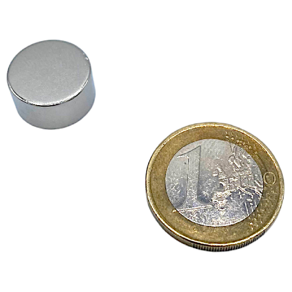 Disco magnet de neodimio Ø15 x 8 mm, potencia 6.2 kg-Leer más