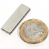 Bloque de magnet de Neodymium 30x9x2mm, 2.6 kg de potencia