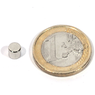 Aimant néodyme disque Ø 5x5mm, puissance 0.9kg-Lire la description