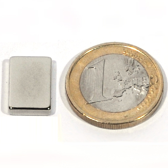 Neodym -Magnetblock 15x10x3mm, Leistung 2,8 kg-Beschreibung lesen