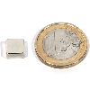 Bloque de magnet de Neodymium 8x8x4mm, potencia 1.5 kg