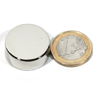 Disc magnetico neodimio Ø25 x 10 mm, potenza 14 kg-Leggi tutto