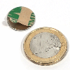 Magnet de pegatina de 15x1 mm, potencia 0.65 kg