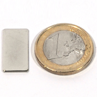 Neodym -Magnetblock 20x10x1mm, Leistung von 1,2 kg-Beschreibung lesen