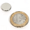 Disco magnet de neodimio Ø12 x 2 mm, potencia 1,550 kg