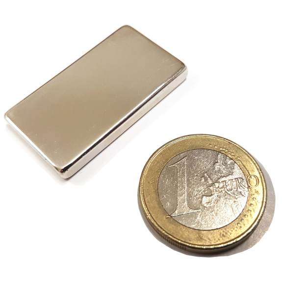 Bloque de magnet de neodimio 36x20.38x4mm, potencia 10 kg-Leer más