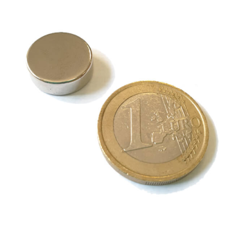 Disc magnetico neodimio Ø15 x 5 mm, potenza 4,5 kg-Leggi tutto