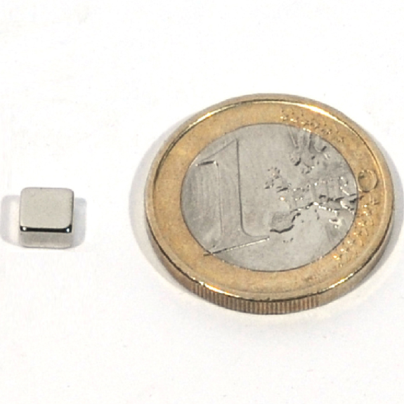 Bloque de magnet de Neodymium 5x5x3mm, potencia 1 kg-Leer más