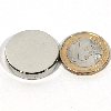 Neodym -Magnetscheibe Ø25 x 5 mm, Leistung 8 kg